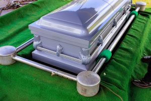 metal casket